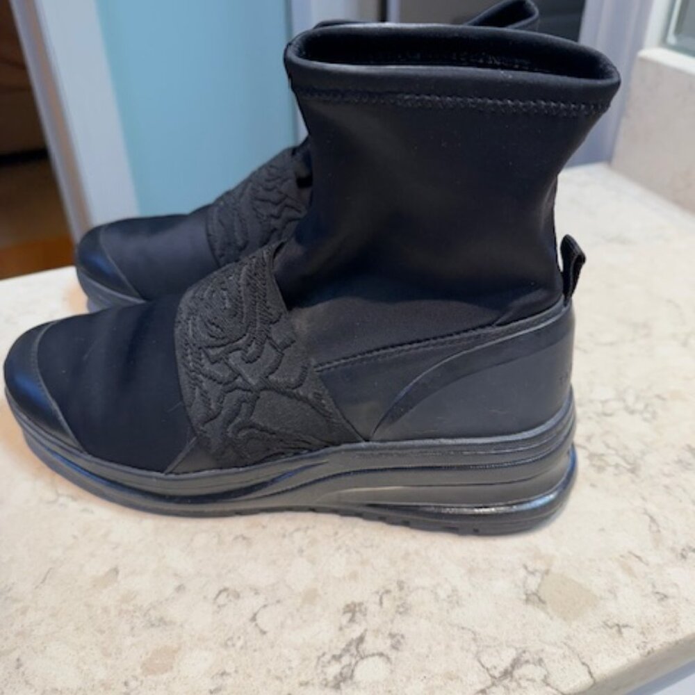 Taryn Rose Black Sport Ankle Boot - Size 8